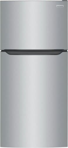 Frigidaire - 20 Cu. Ft. Garage Ready Top-Freezer Refrigerator - Stainless Steel