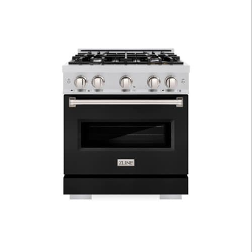 ZLINE - 30" Classic Gas Range with 4 Burner Cooktop and Convection Oven (CGR-BLM-30) - White Matte