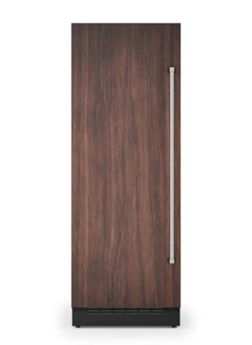 Viking - 30"W 16.0 cu. ft VEIL Integrated Upright Built-in Column Freezer-Custom Panel _LH - Custom Panel Ready