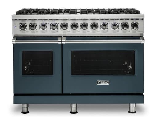 Viking - 5-Series Dual Fuel Self-Clean 48"W Sealed Burner Range - Squall