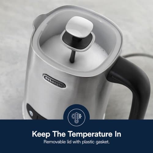 De'Longhi - LatteMix Countertop Cold & Hot Frother - Silver