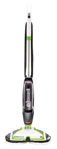 BISSELL - SpinWave Hard Floor Spin Mop - White with ChaCha Lime Accents