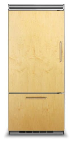 Viking - 5 Series Quiet Cool 20.4 Cu. Ft. Bottom-Freezer Built-In Refrigerator - Custom Panel Ready