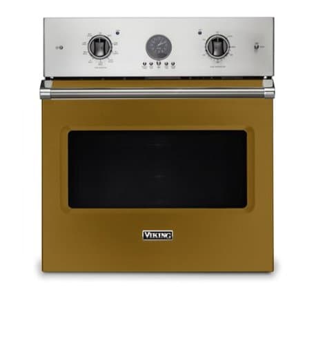 Viking - 27" Built-in Single Electric Convection Wall Oven - Golden Hour